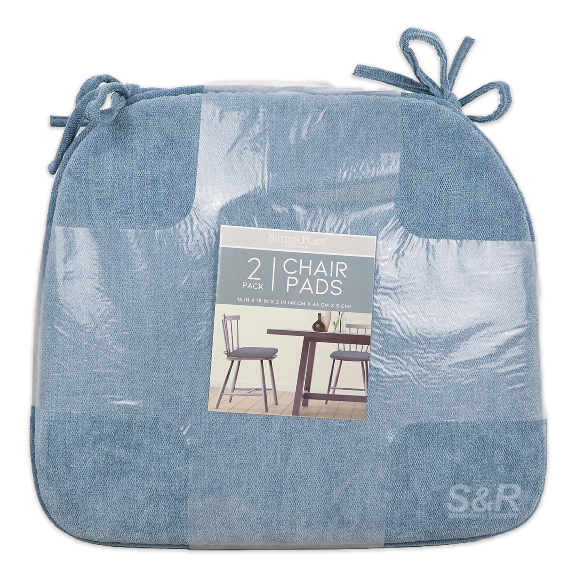 Sutton Place Chair Pads 2pcs 16x18x2in Sutton Place Chair Pads 2pcs 16x18x2in